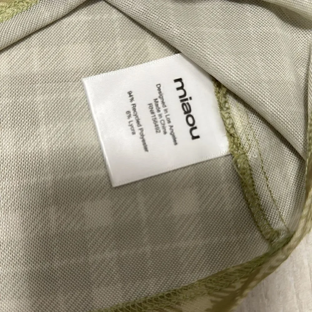 Miaou XS New Check green skirt